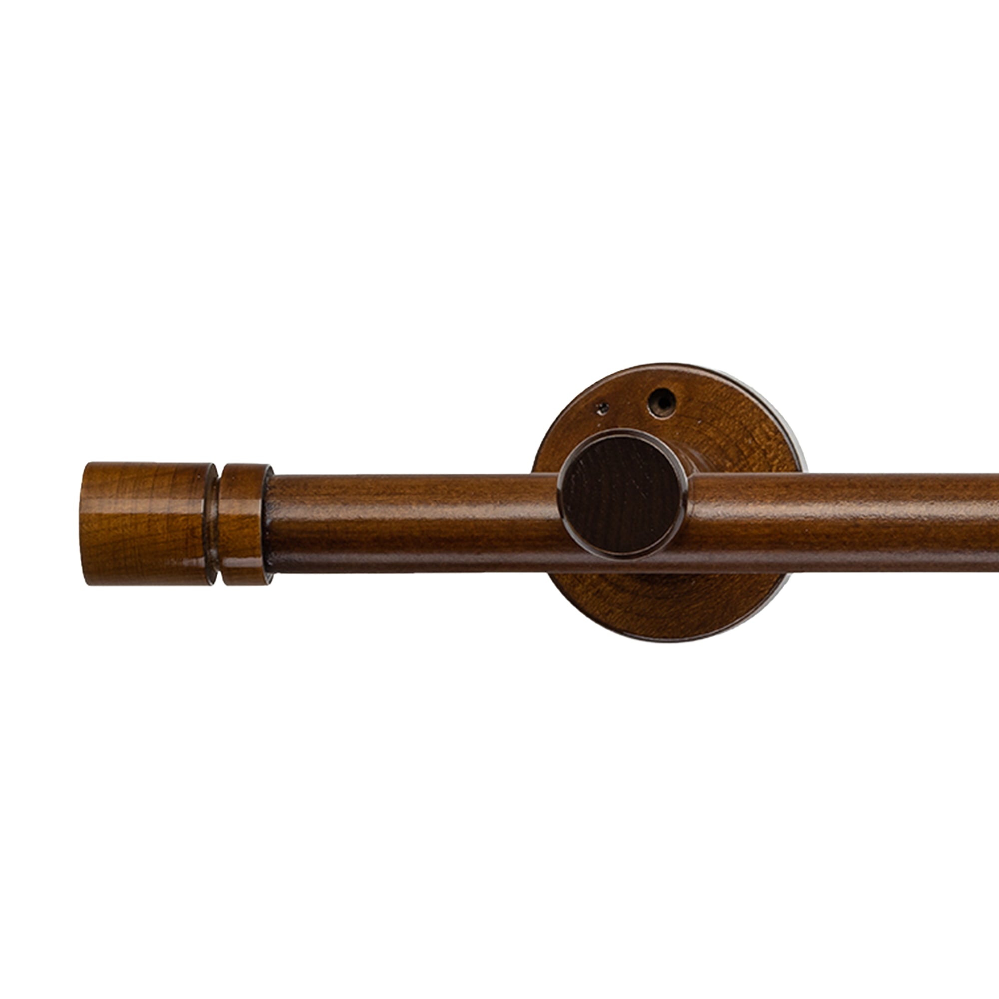 Cilindru Single 35 mm Wooden Curtain Rod & Aluminum Track System