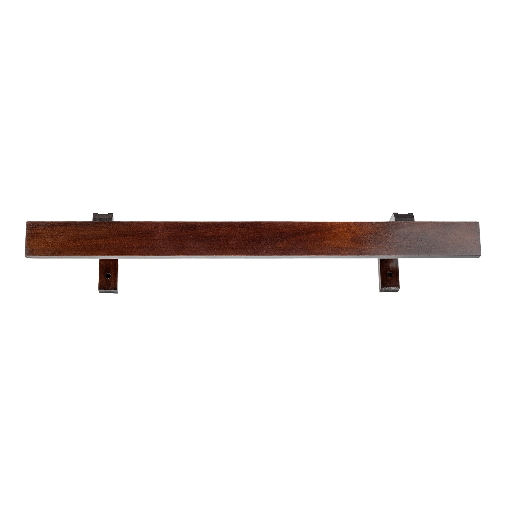 Travetto Double Curtain Track System with Wooden Decorative Valance