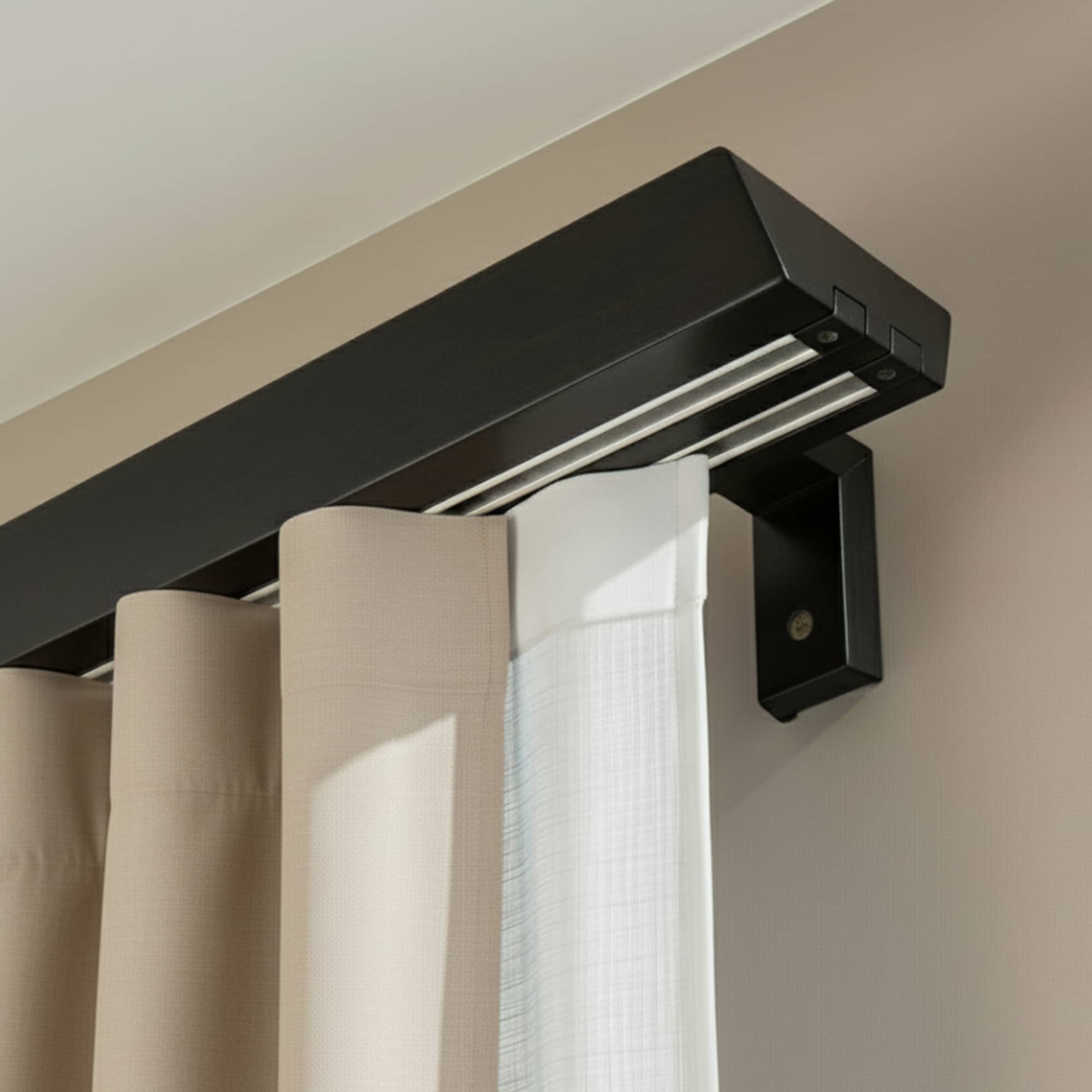 Double curtain and drape track Knauern