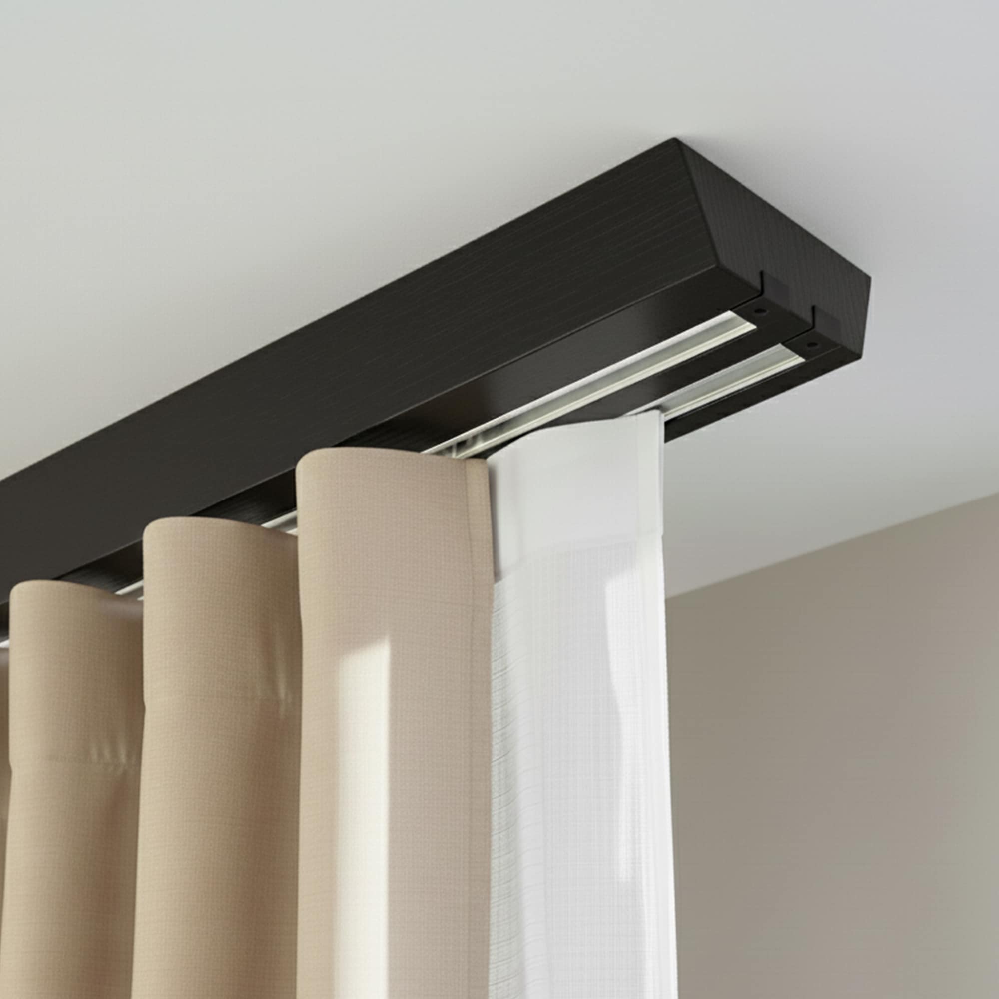Double curtain and drape track Knauern