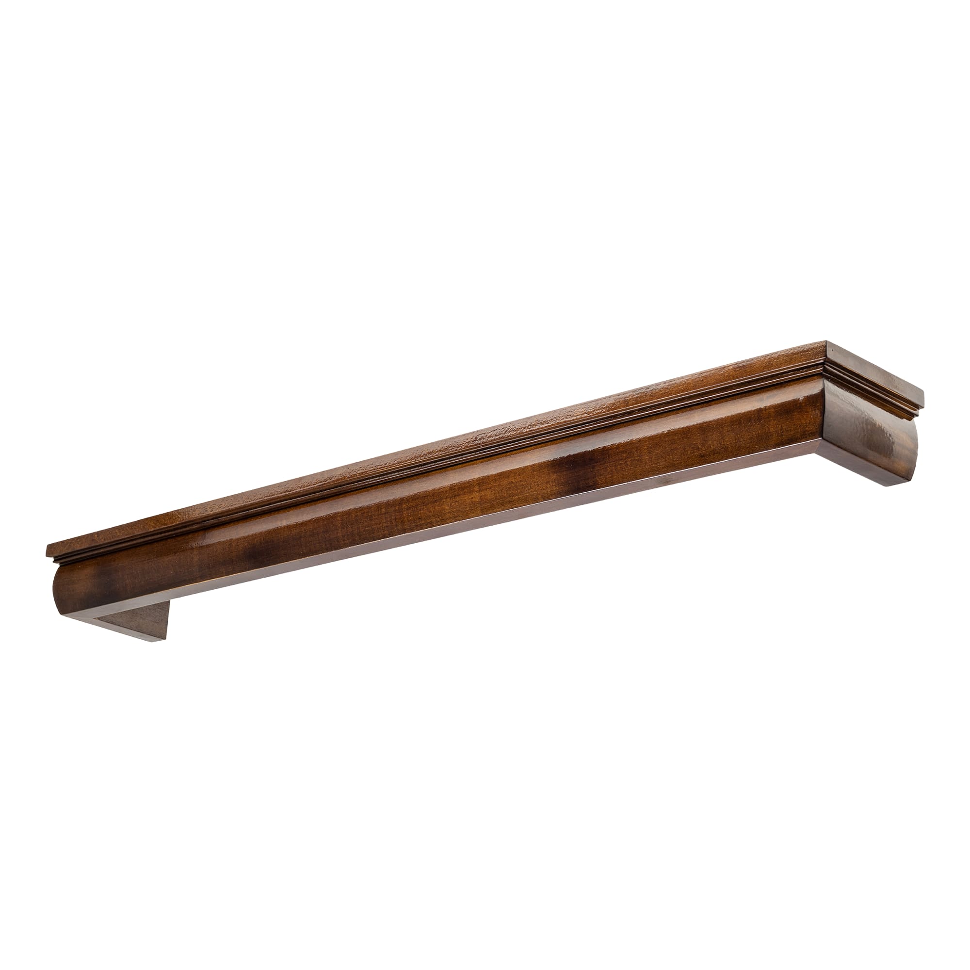 Firenze Wooden Curtain Track System with Decorative Valance