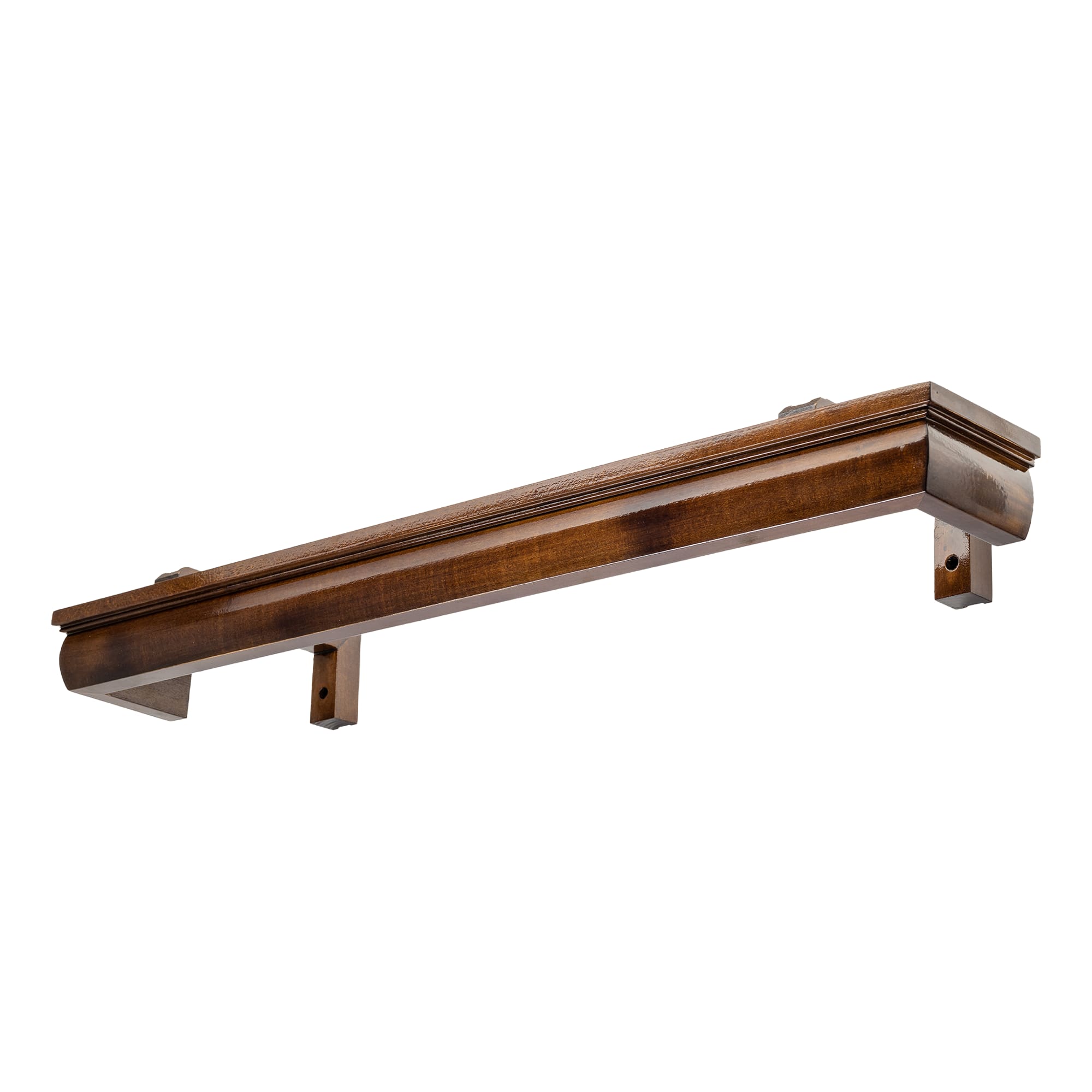 Firenze Wooden Curtain Track System with Decorative Valance