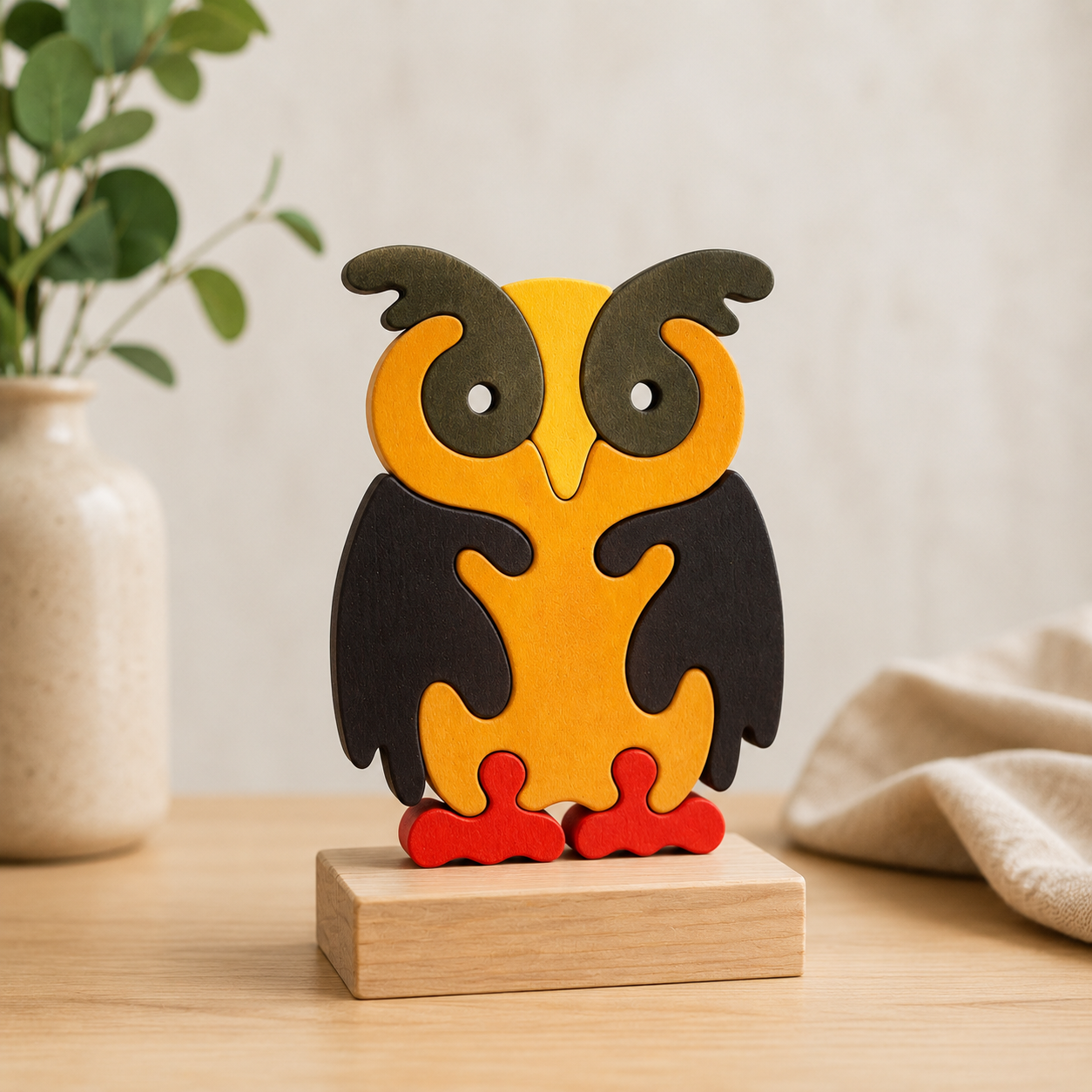 Wooden Owl Puzzle