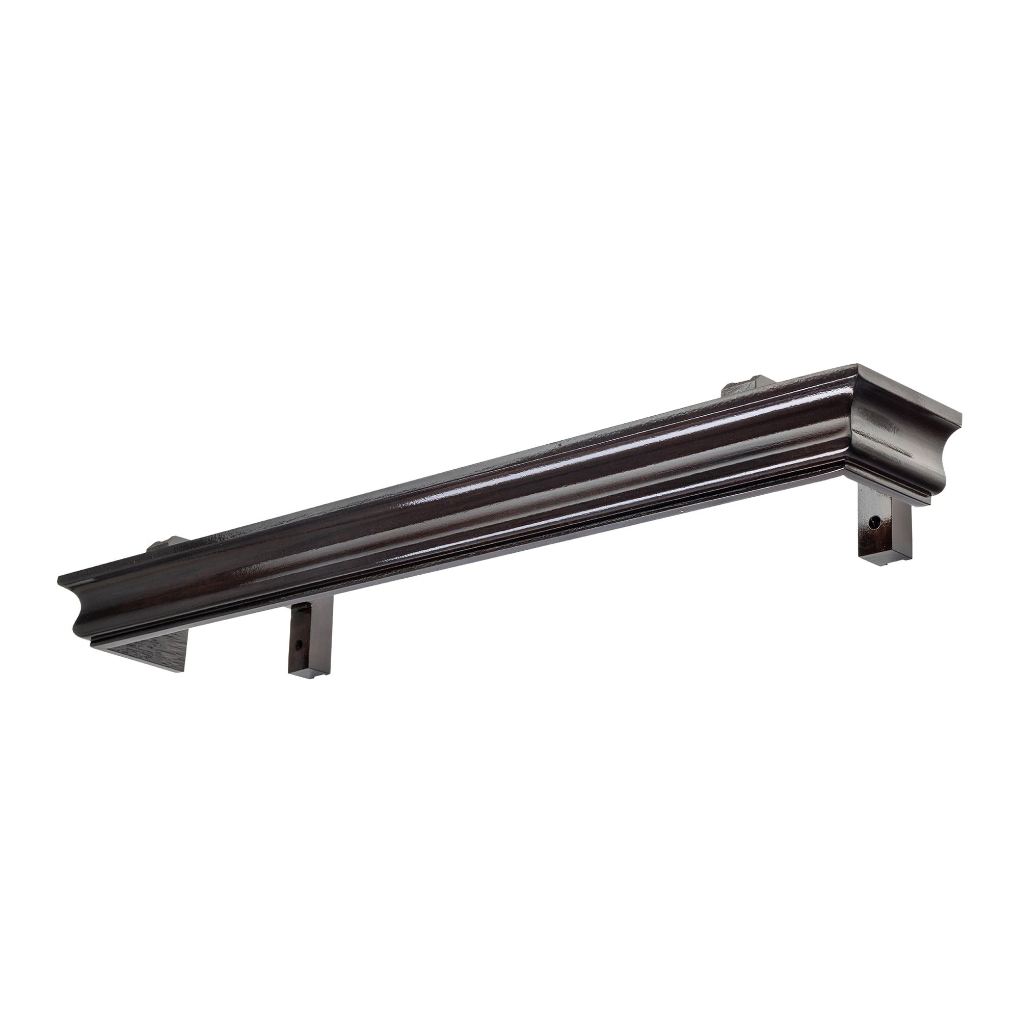 Athena Wooden Curtain Track System with Decorative Valance