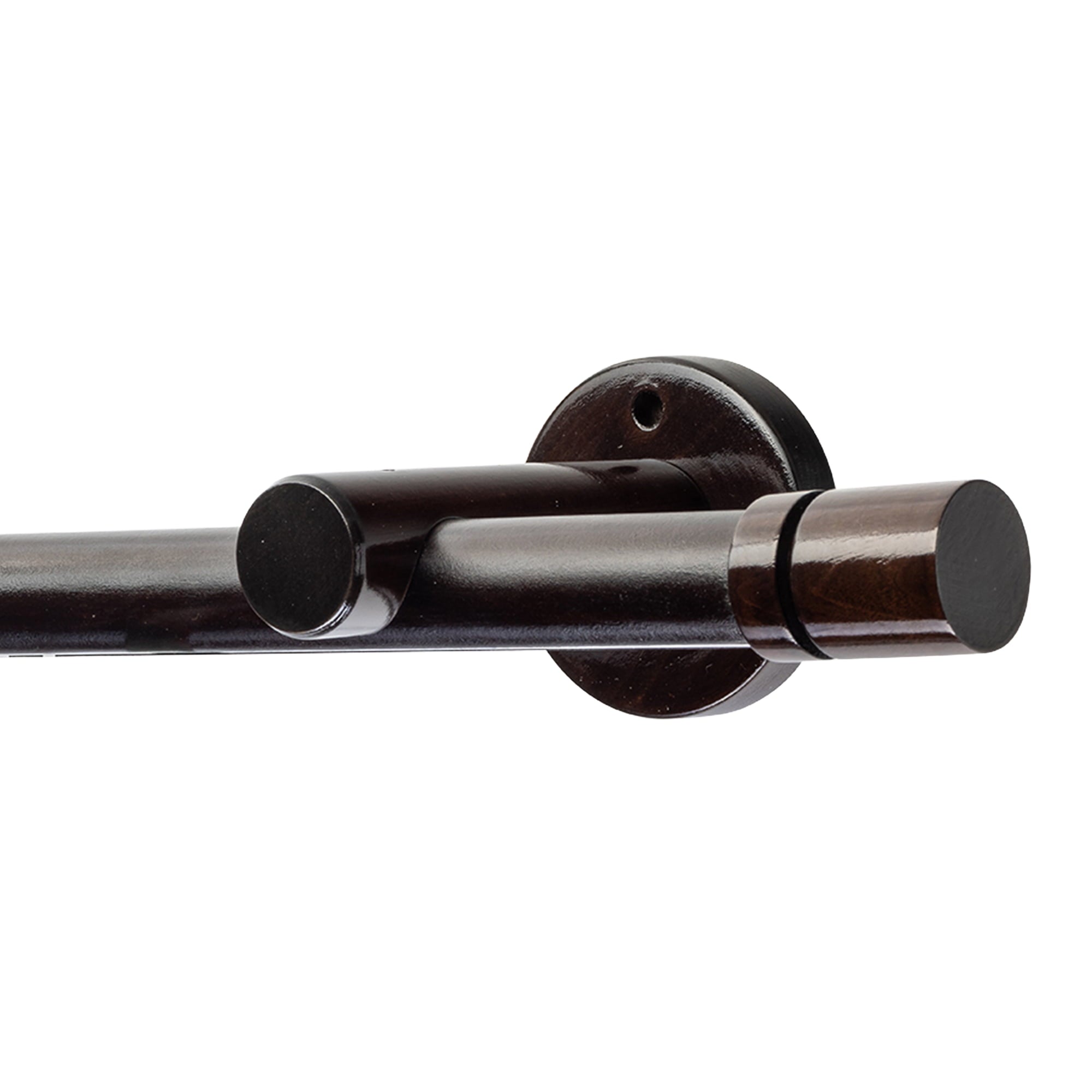 Cilindru Single 35 mm Wooden Curtain Rod & Aluminum Track System