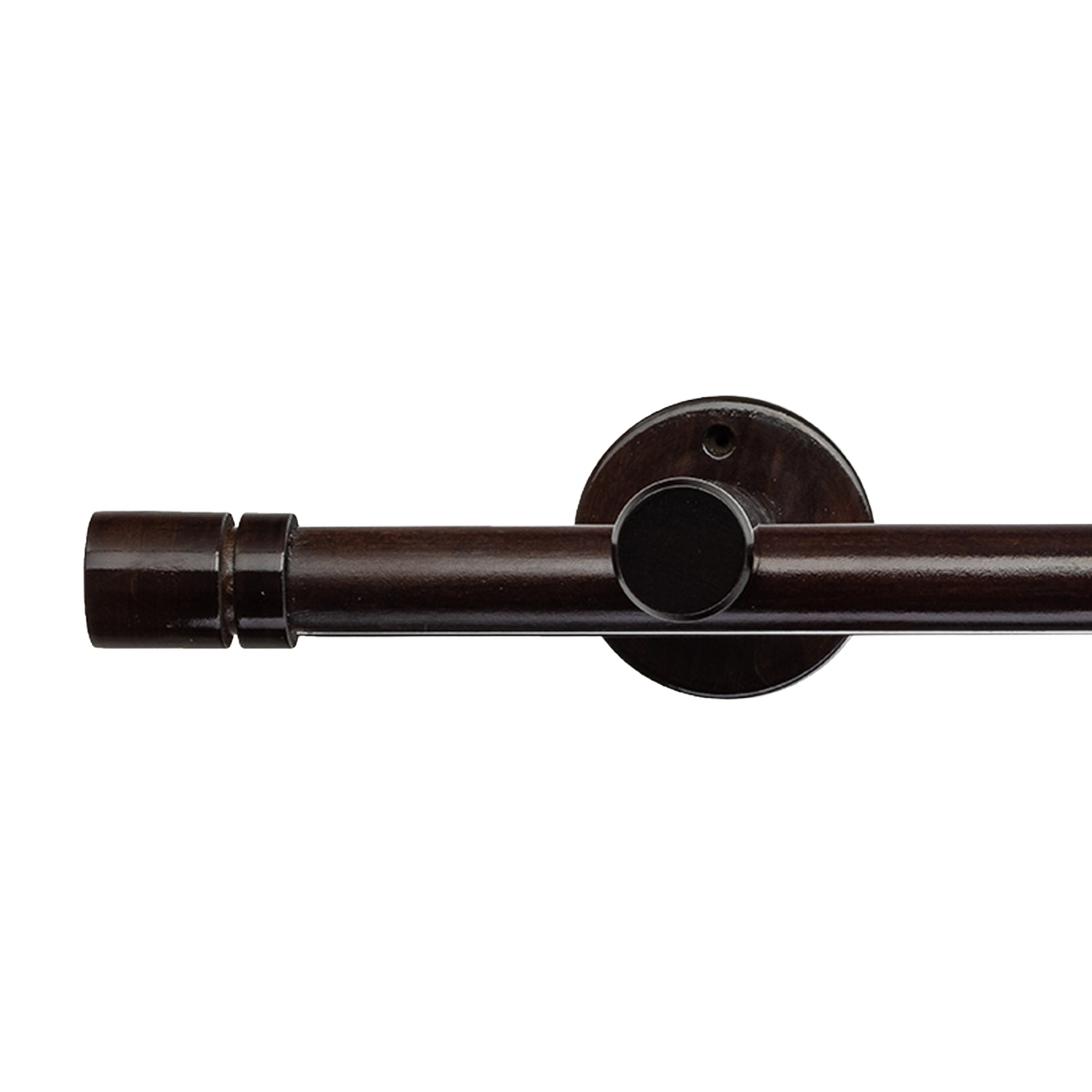 Cilindru Single 35 mm Wooden Curtain Rod & Aluminum Track System