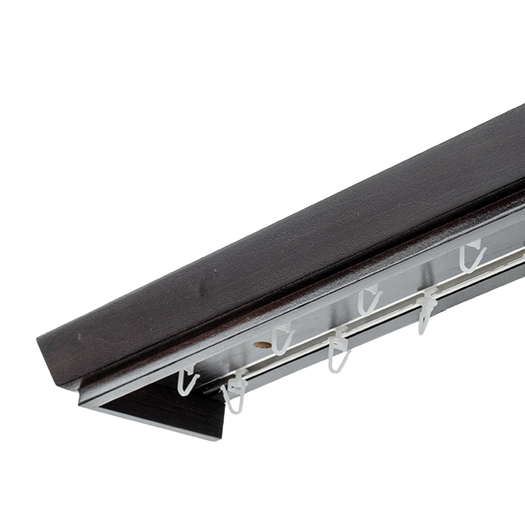 Conic Wooden Curtain Track System with Decorative Valance
