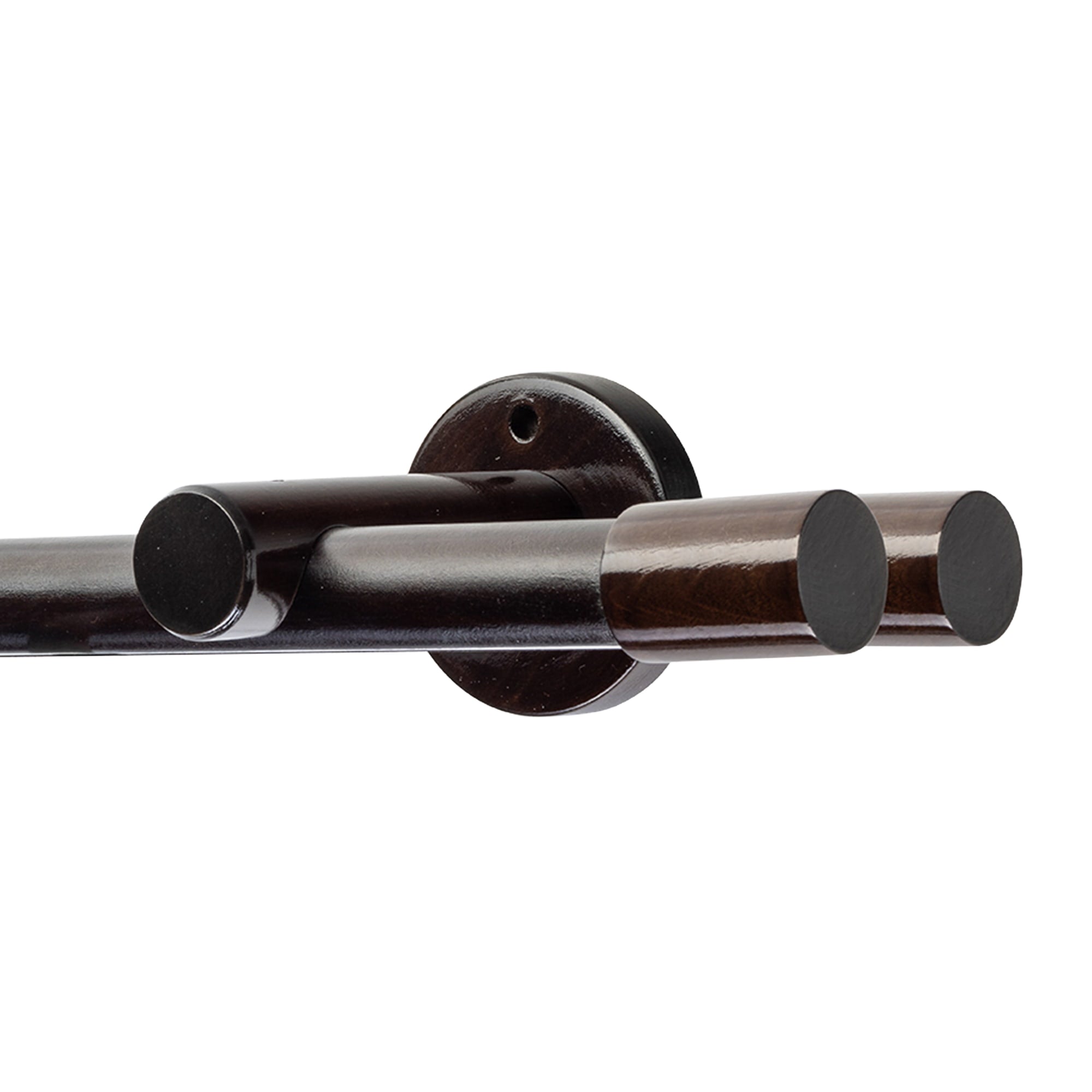 Luna Double 35 mm Wooden Curtain Rod & Track System