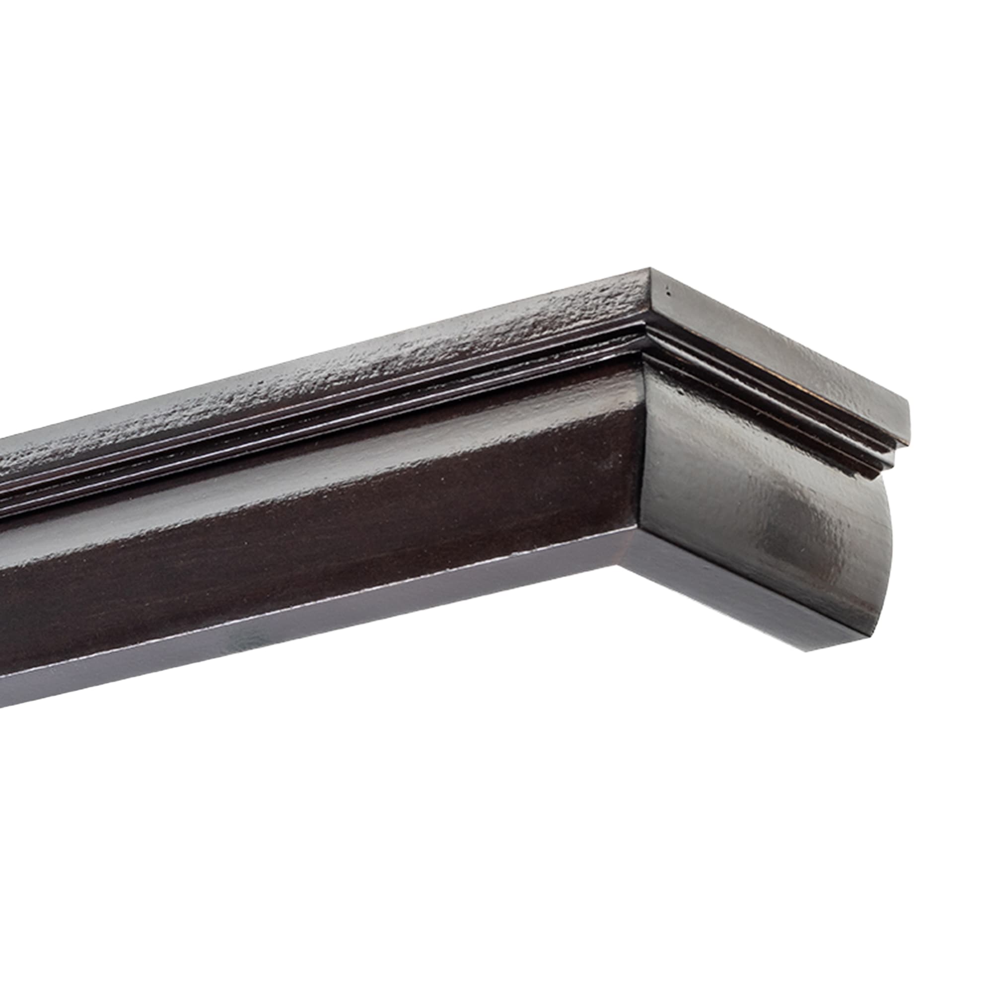 Firenze Wooden Curtain Track System with Decorative Valance