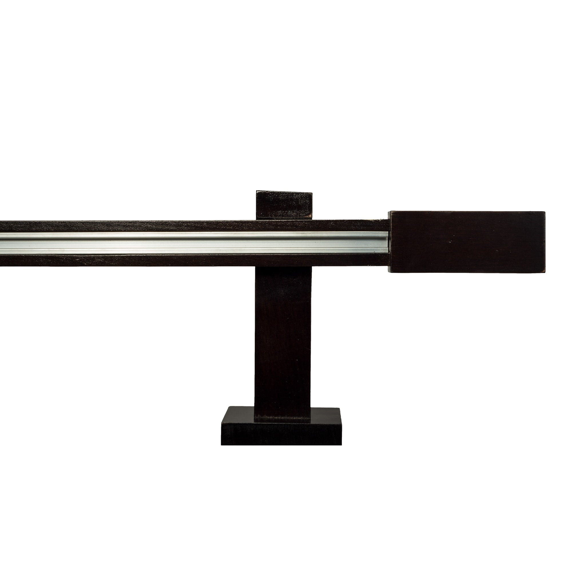 Praga Wooden Curtain Rod with Aluminum Track