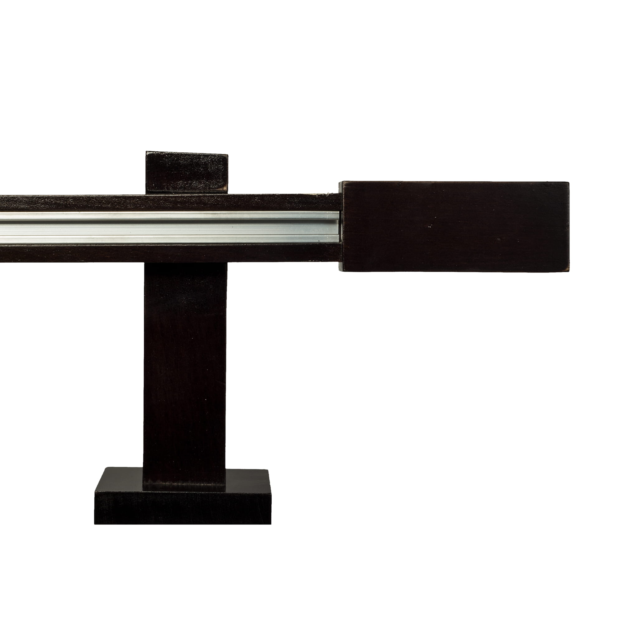 Praga Wooden Curtain Rod with Aluminum Track