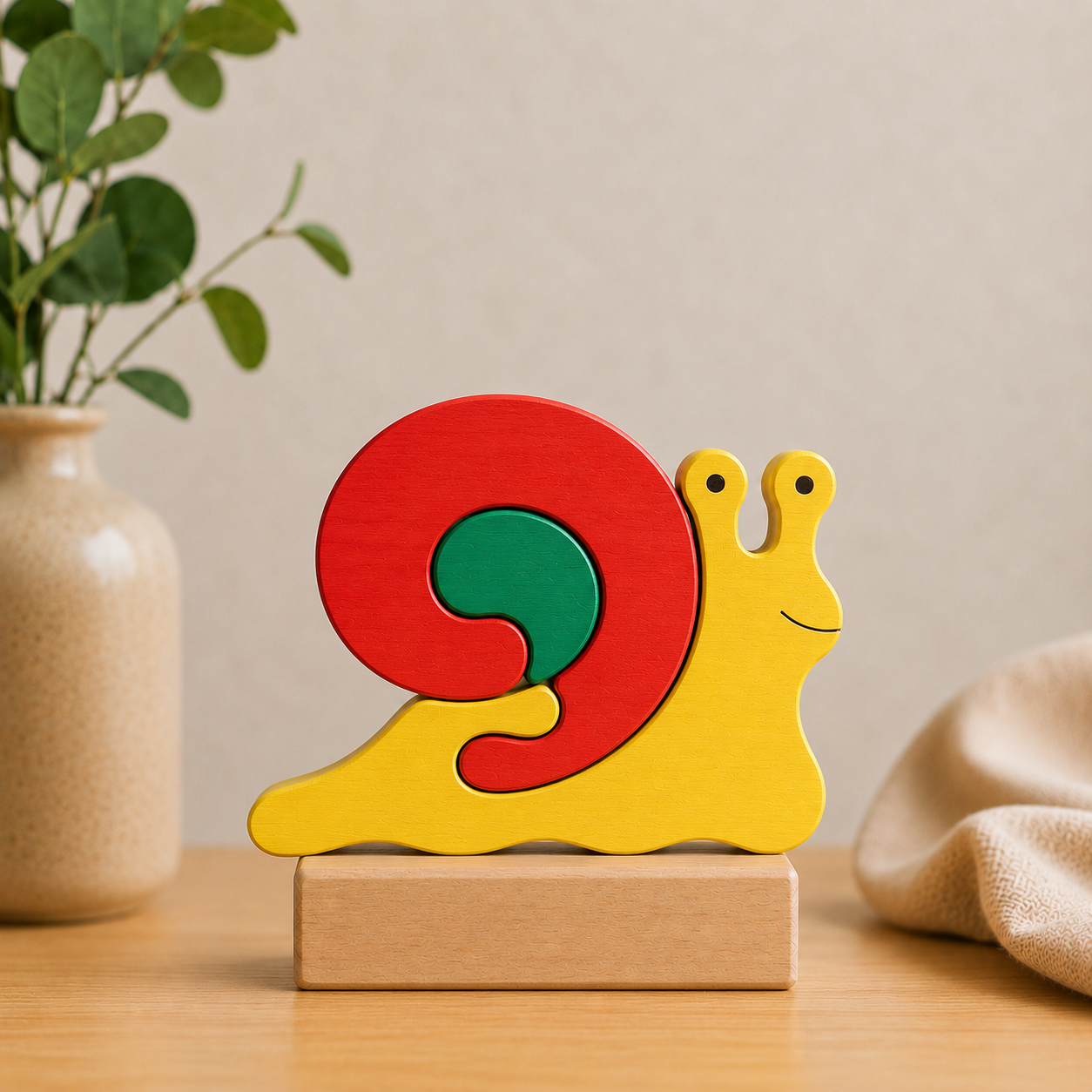Snail Wooden Puzzle