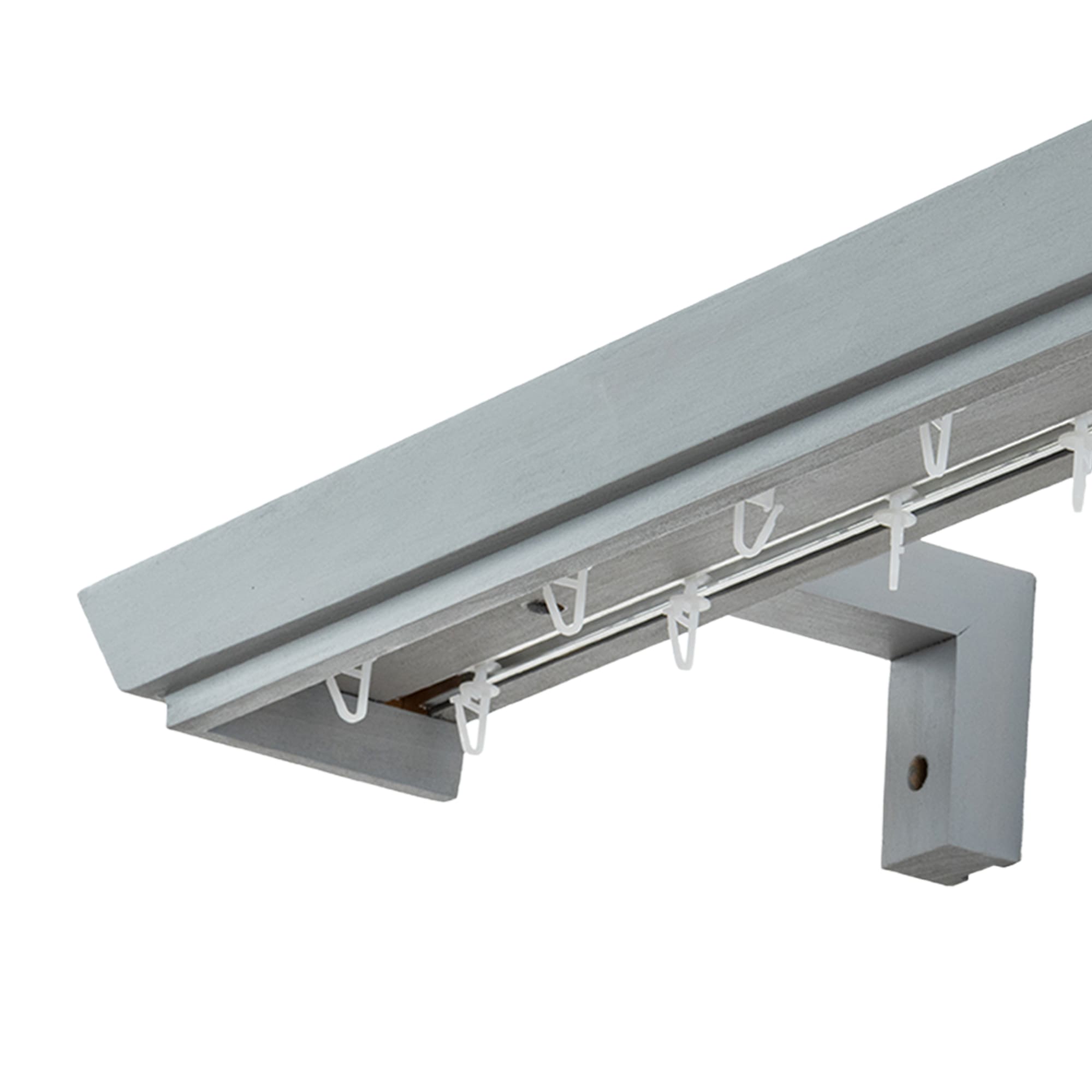 Conic Wooden Curtain Track System with Decorative Valance
