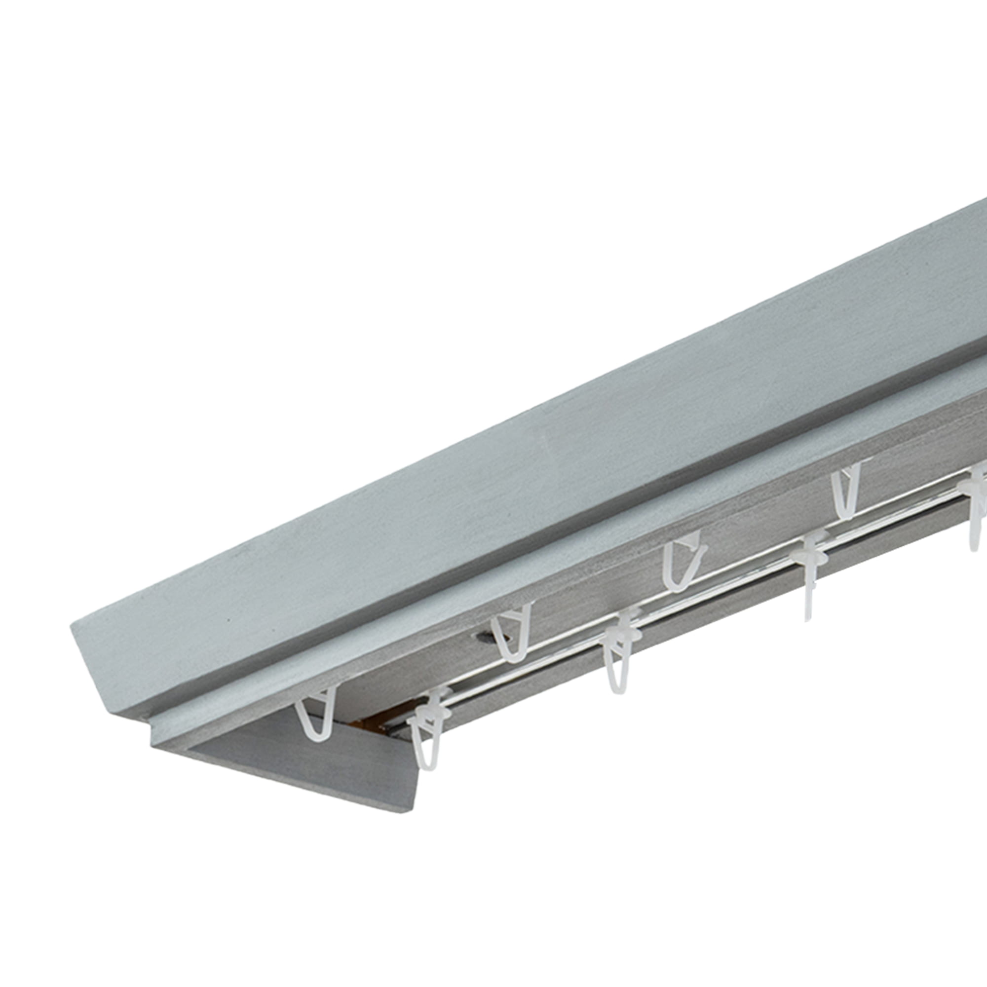 Conic Wooden Curtain Track System with Decorative Valance