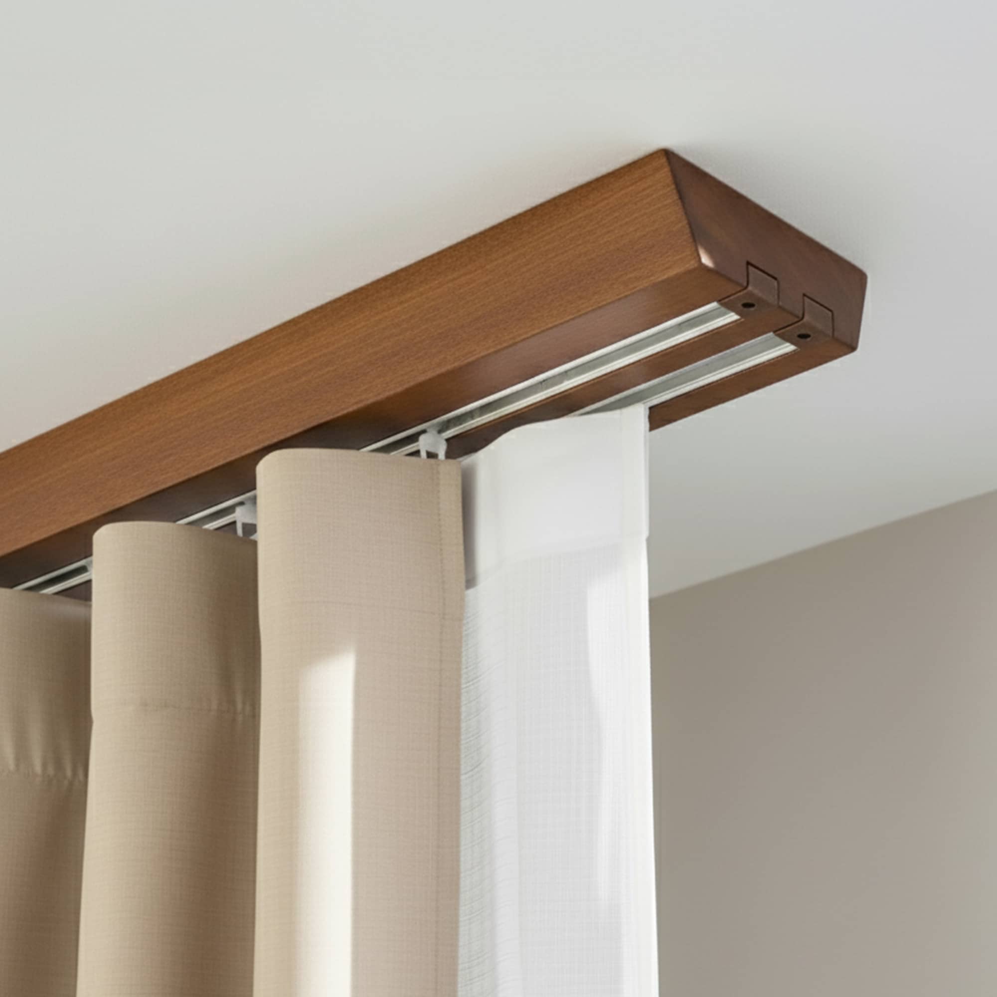 Double curtain and drape track Knauern