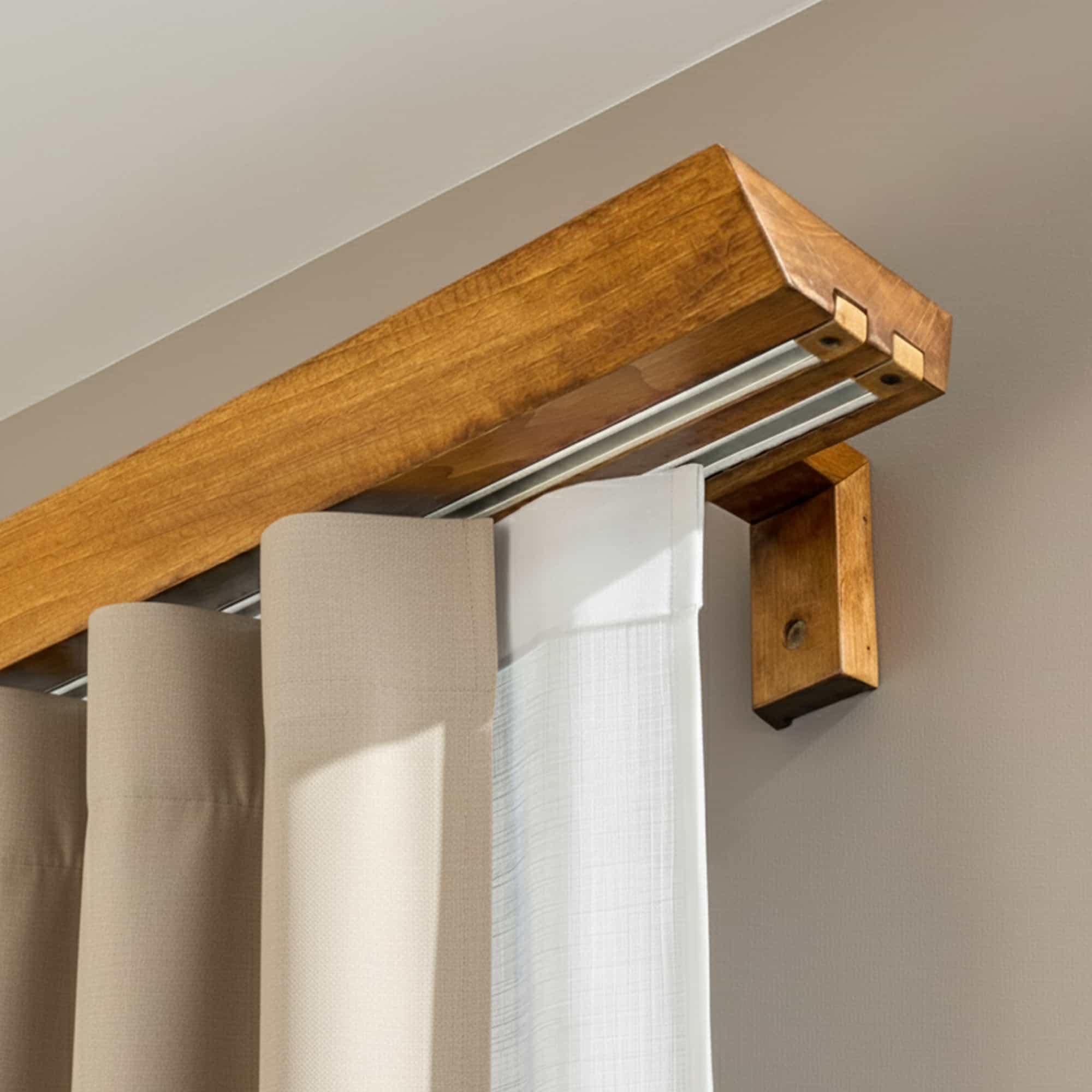 Double curtain and drape track Knauern