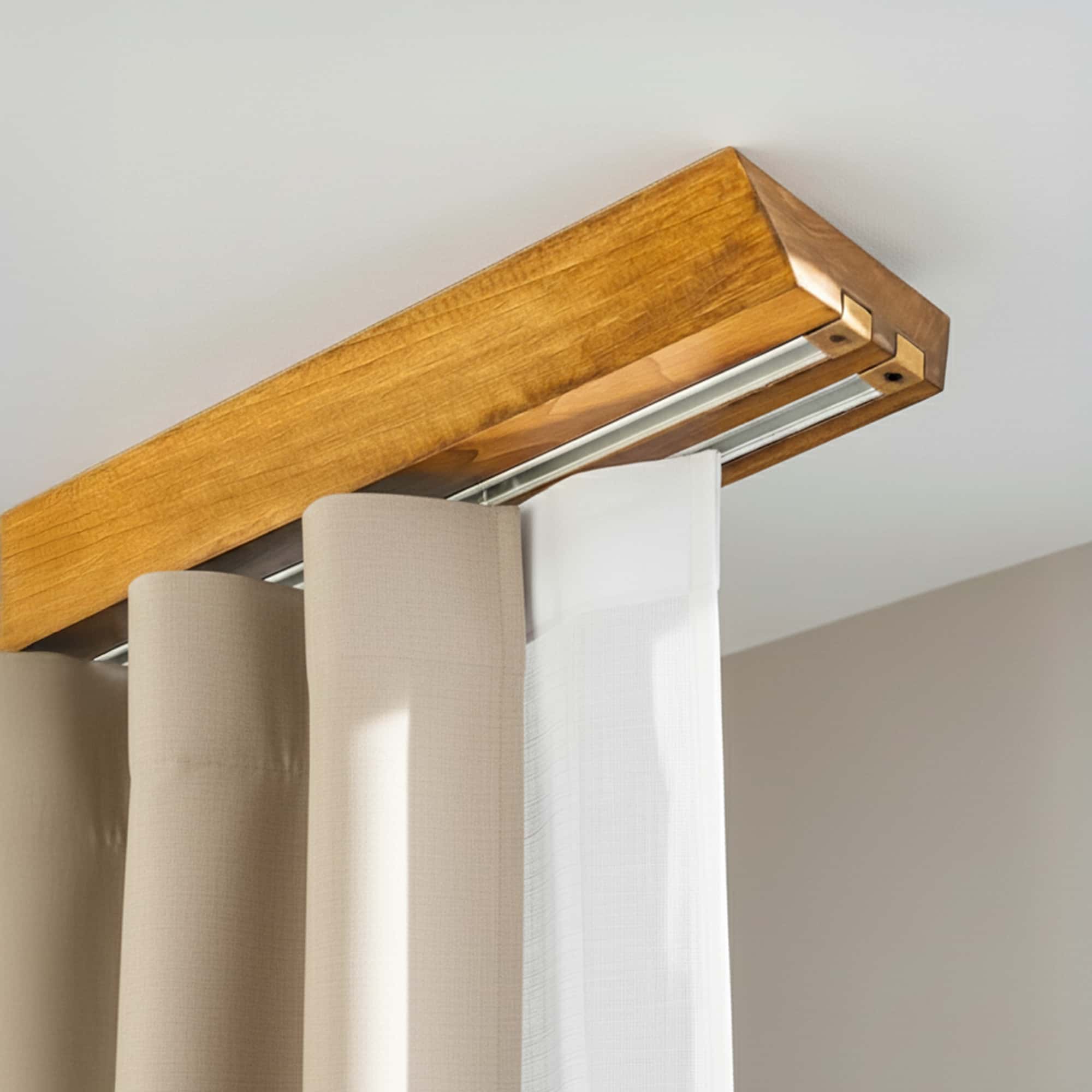 Double curtain and drape track Knauern
