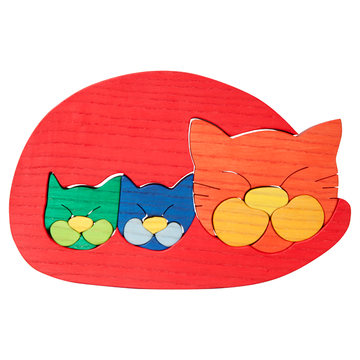 Cat Family Wooden Puzzle