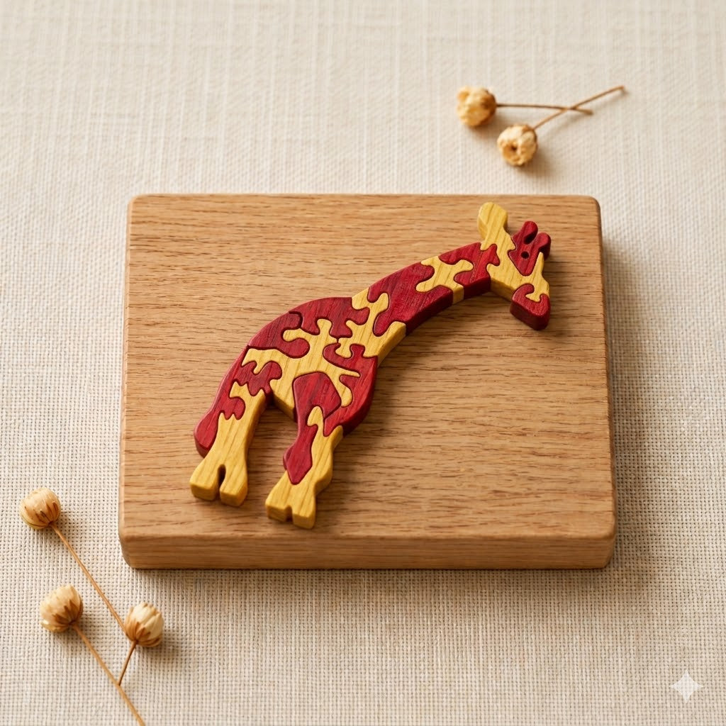 Giraffe Wooden Puzzle