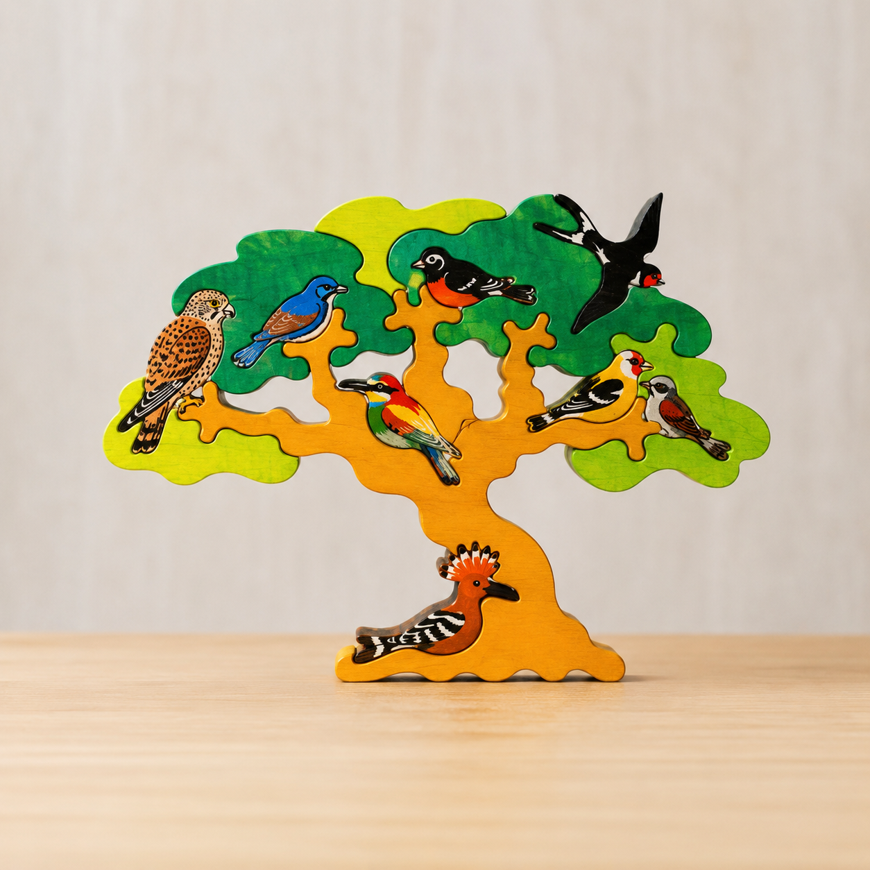 Bird Tree Wooden Puzzle
